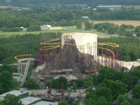 Volcano Roller Coaster at King's Dominion