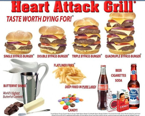 Heart Attack Grill Menu